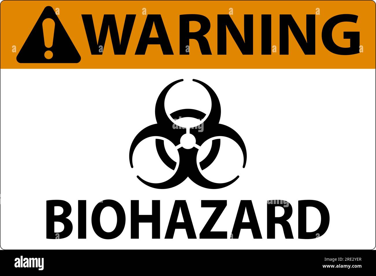 Biohazard Sign, Warning Biohazard Sign Stock Vector