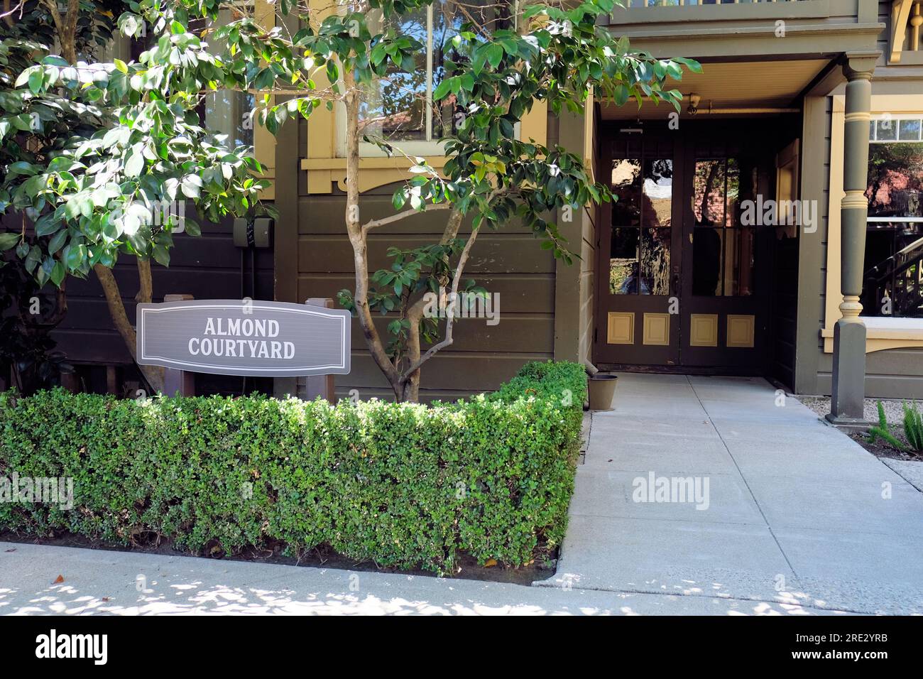 Almond Courtyard; the Winchester Mystery House in San Jose, California