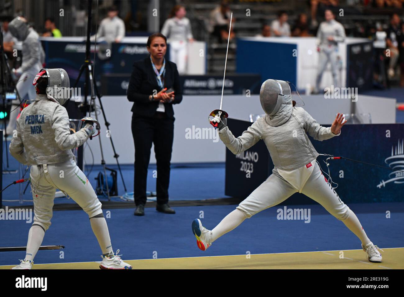 Seri Ozaki of Japan during the 2023 FIE Fencing World Championship