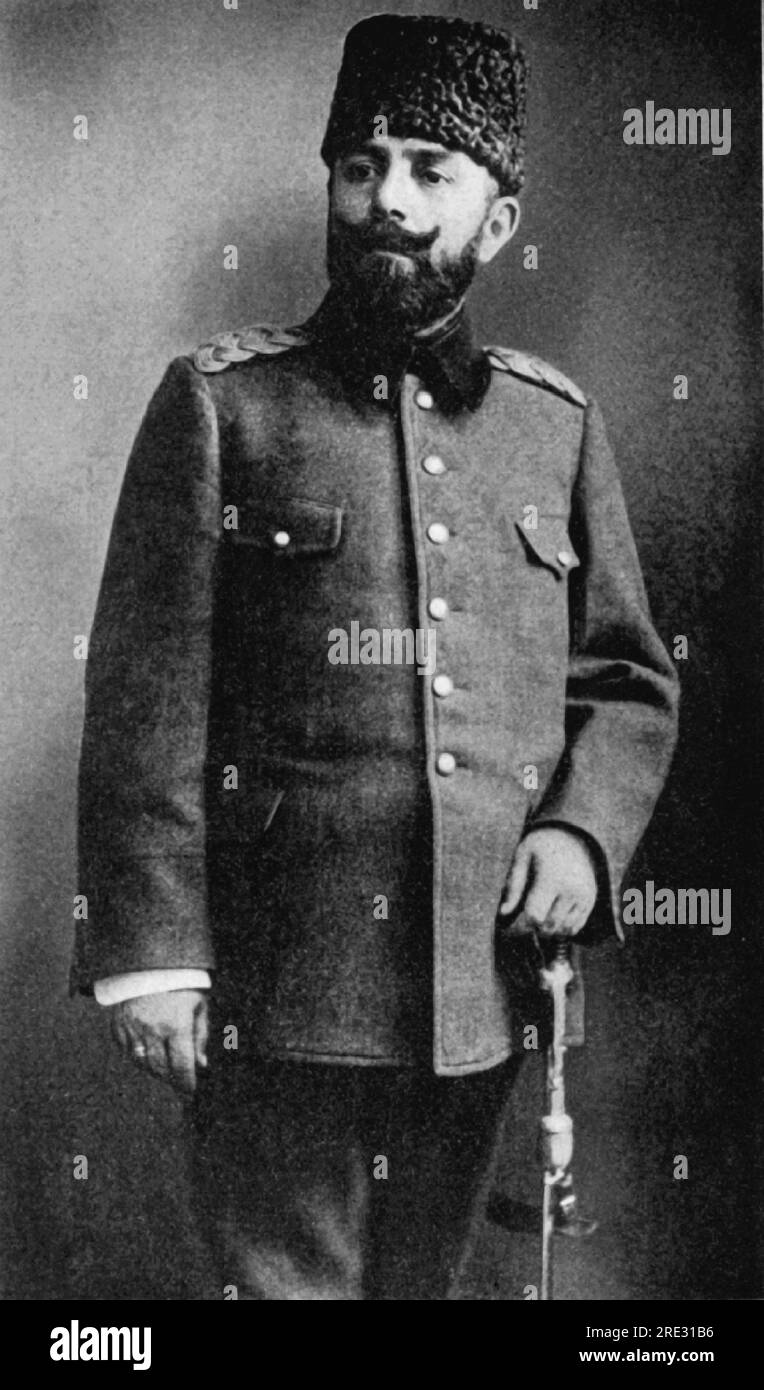 Turkey c. 1915 A portrait of Ottoman Empire leader Djemal Pasha Stock