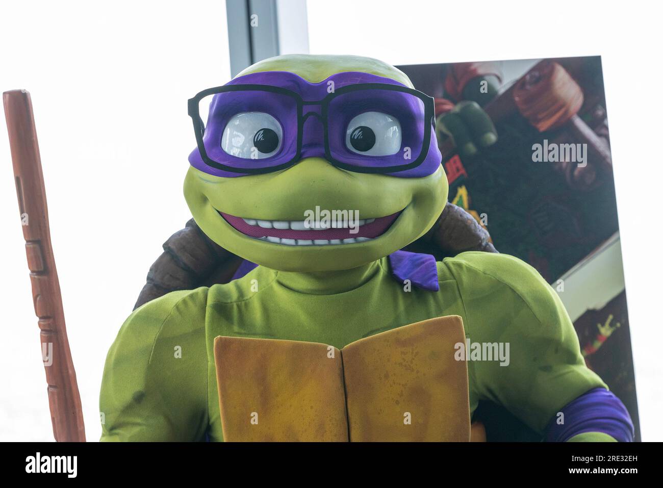 Teenage mutant ninja turtles donatello hi-res stock photography