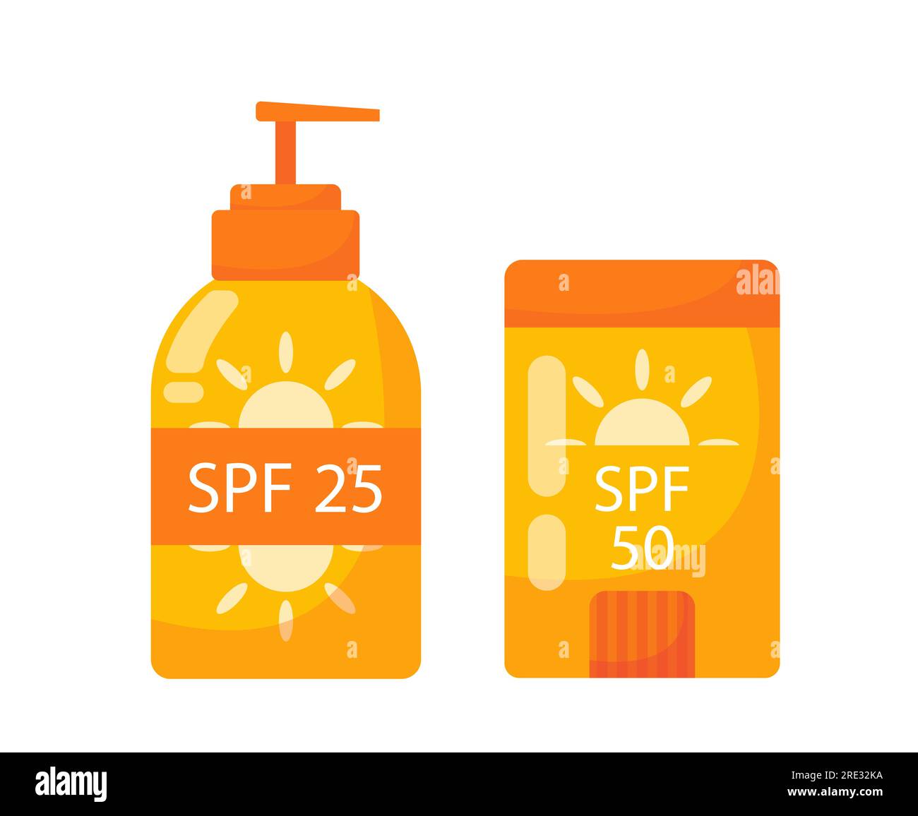 Set of sunscreens vector concept Stock Vector Image & Art Alamy
