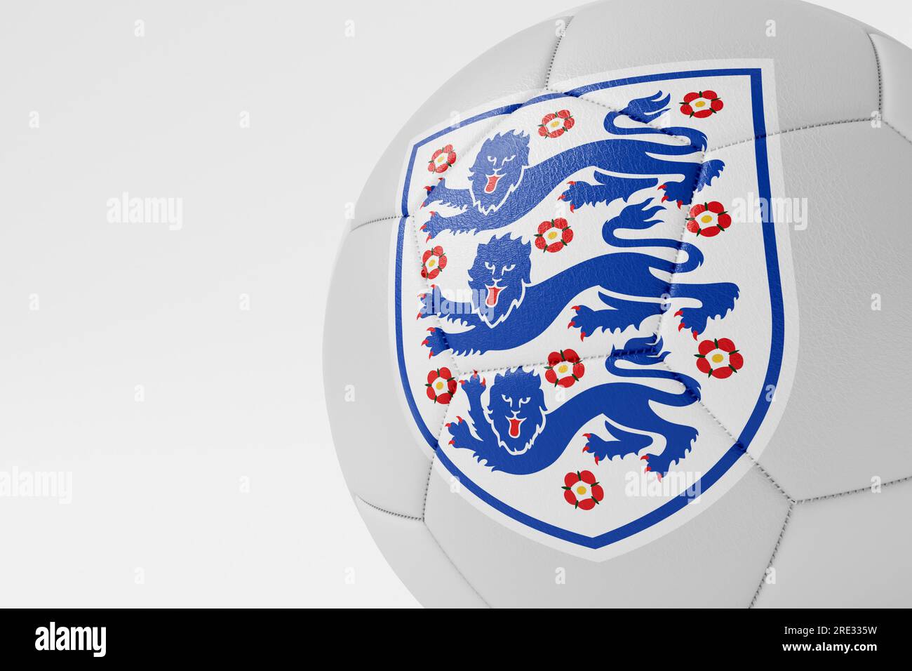 LONDON, UK July 2023 England national football team logo badge on a