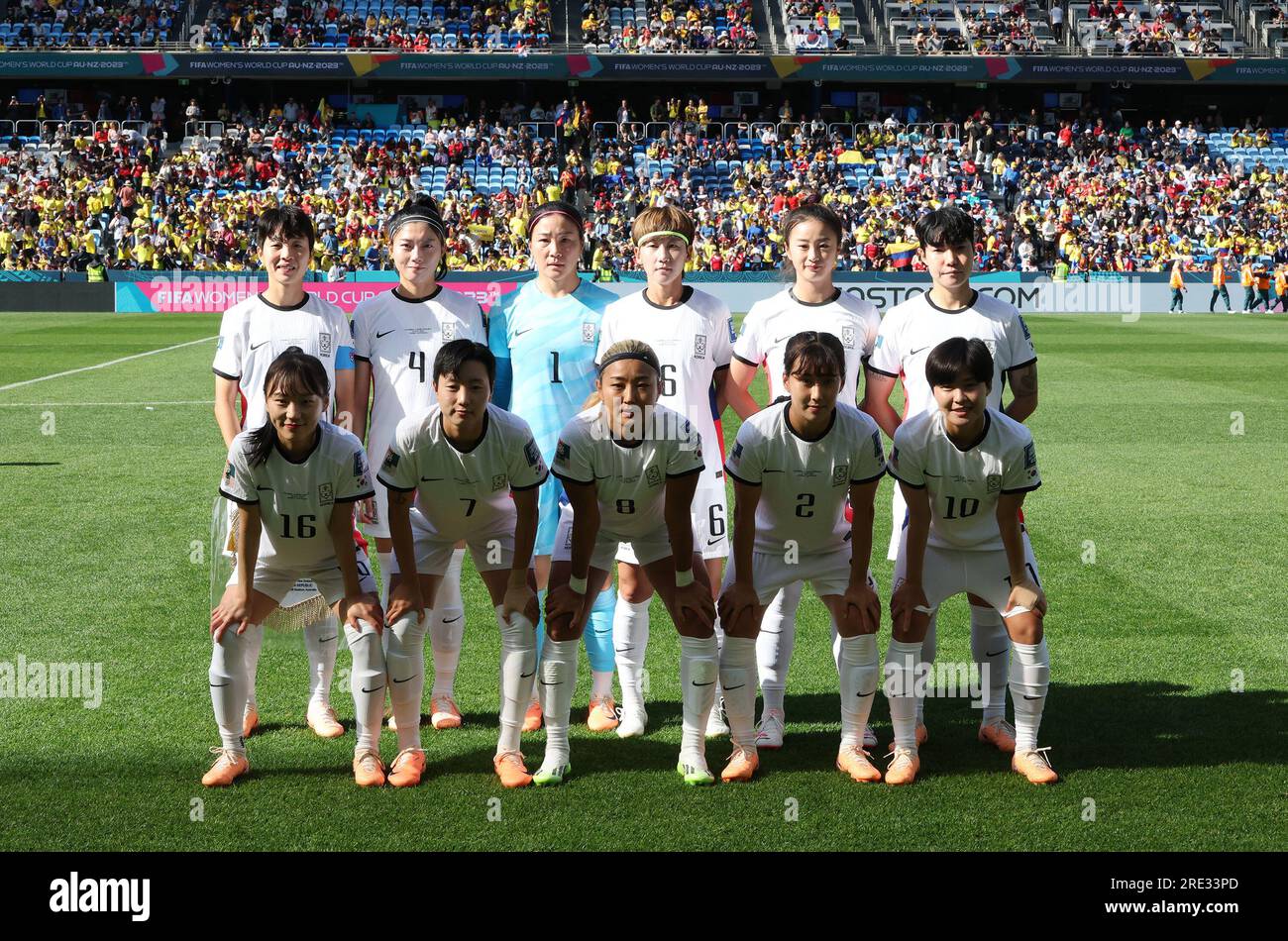 25th July, 2023. S. KoreaColombia World Cup opener Members of the