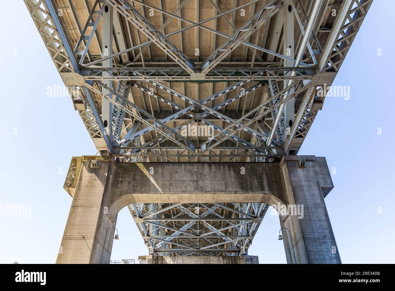 Granville Bridge perspective view, Vancouver Canada Stock Photo Alamy