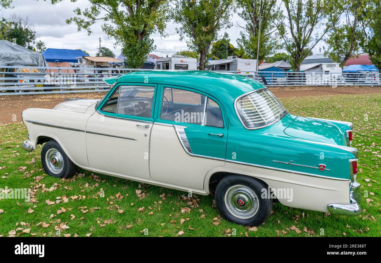 The Holden FE is an automobile produced by Holden in Australia from 1956 until 1958. It was also the first Holden to be assembled in New Zealand Stock Photo