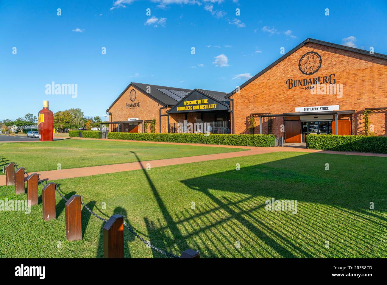 Bundaberg, Queensland, Australia - Bundaberg Rum distillery building Stock Photo