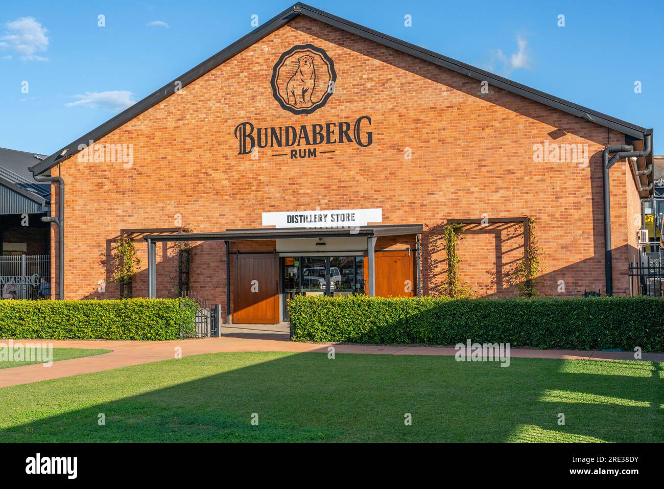 Bundaberg, Queensland, Australia - Bundaberg Rum distillery building Stock Photo