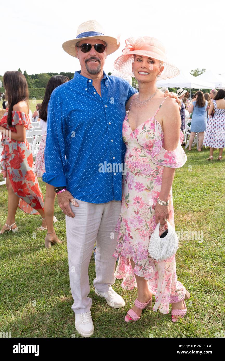 Bridgehampton, USA. 22nd July, 2023. attends Polo Hamptons 2023 Match