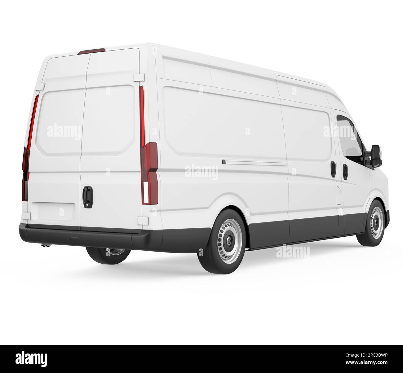 Delivery Van Isolated Stock Photo Alamy