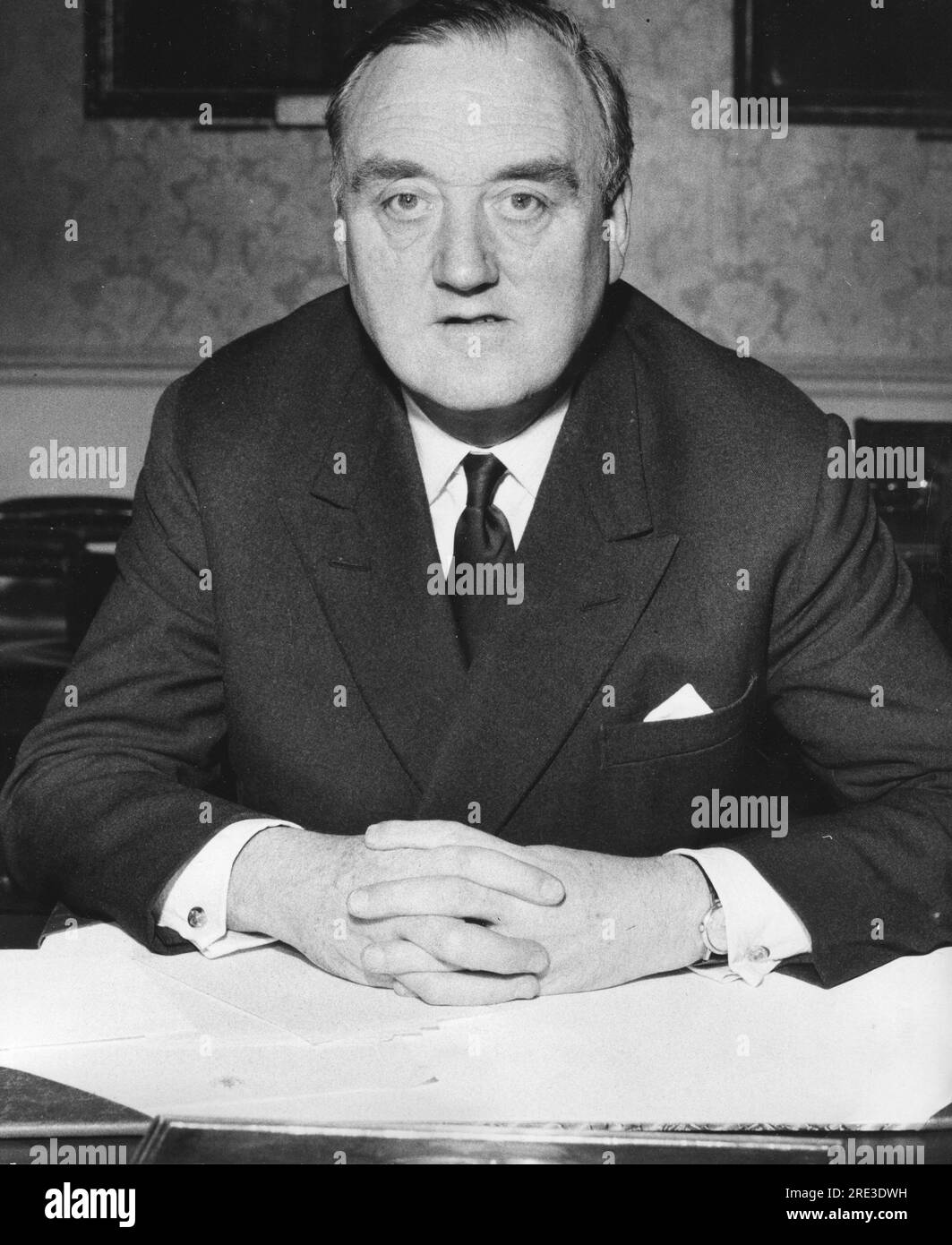 Whitelaw, William 'Willie', 1st Viscount Whitelaw, 28.6.1918 - 1.7.1999, Scottish politician (Cons.), ADDITIONAL-RIGHTS-CLEARANCE-INFO-NOT-AVAILABLE Stock Photo