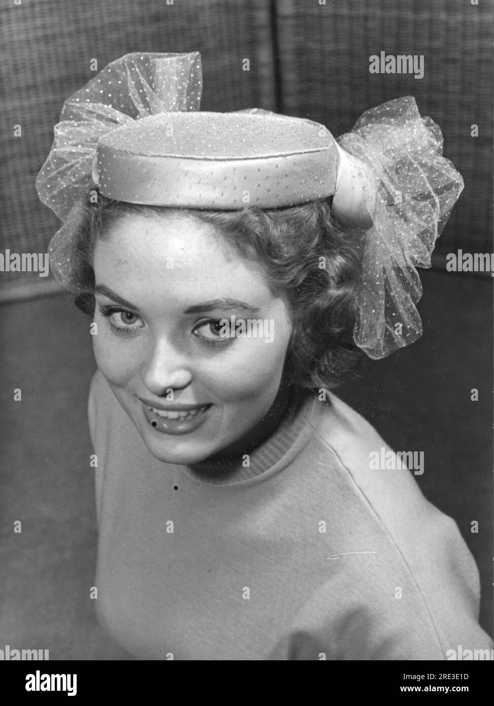 Williams, Leila, * 1937, British beauty queen and television presenter, 30.8.1957, ADDITIONAL-RIGHTS-CLEARANCE-INFO-NOT-AVAILABLE Stock Photo