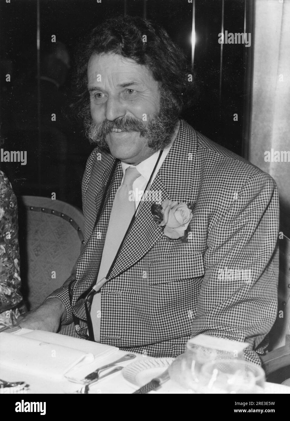 Wheatcroft, Harry, 1898 - 1977, English rose-grower, at the luncheon in honor of Lord Woolton, ADDITIONAL-RIGHTS-CLEARANCE-INFO-NOT-AVAILABLE Stock Photo