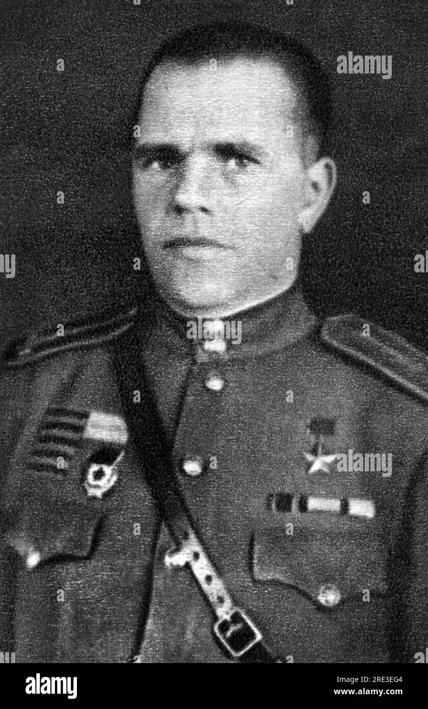 Vilhelms, Janis, 23.11.1903 - 22.12.1990, Soviet officer (sharpshooter), ADDITIONAL-RIGHTS-CLEARANCE-INFO-NOT-AVAILABLE Stock Photo