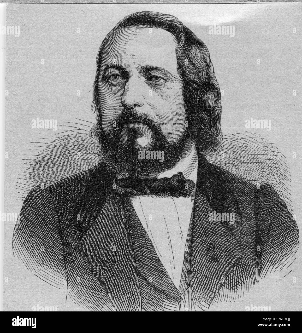 Wilhelm, Carl, 5.9.1815 - 26.8.1873, German musician (conductor / composer), wood engraving, circa 1880, ARTIST'S COPYRIGHT HAS NOT TO BE CLEARED Stock Photo