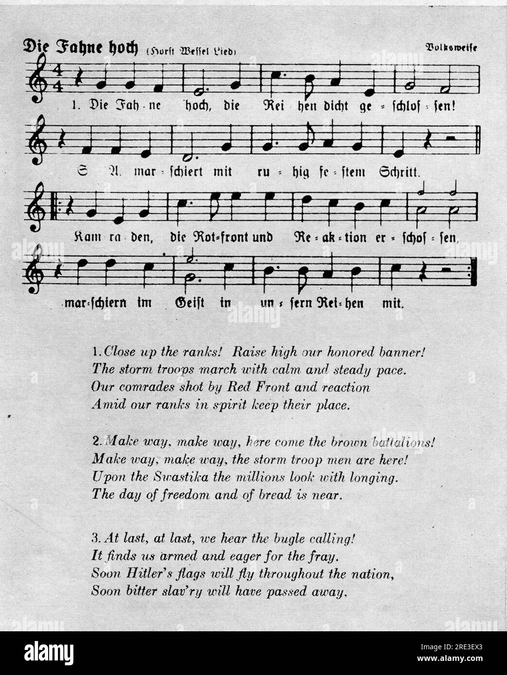 English lyrics Black and White Stock Photos & Images - Alamy