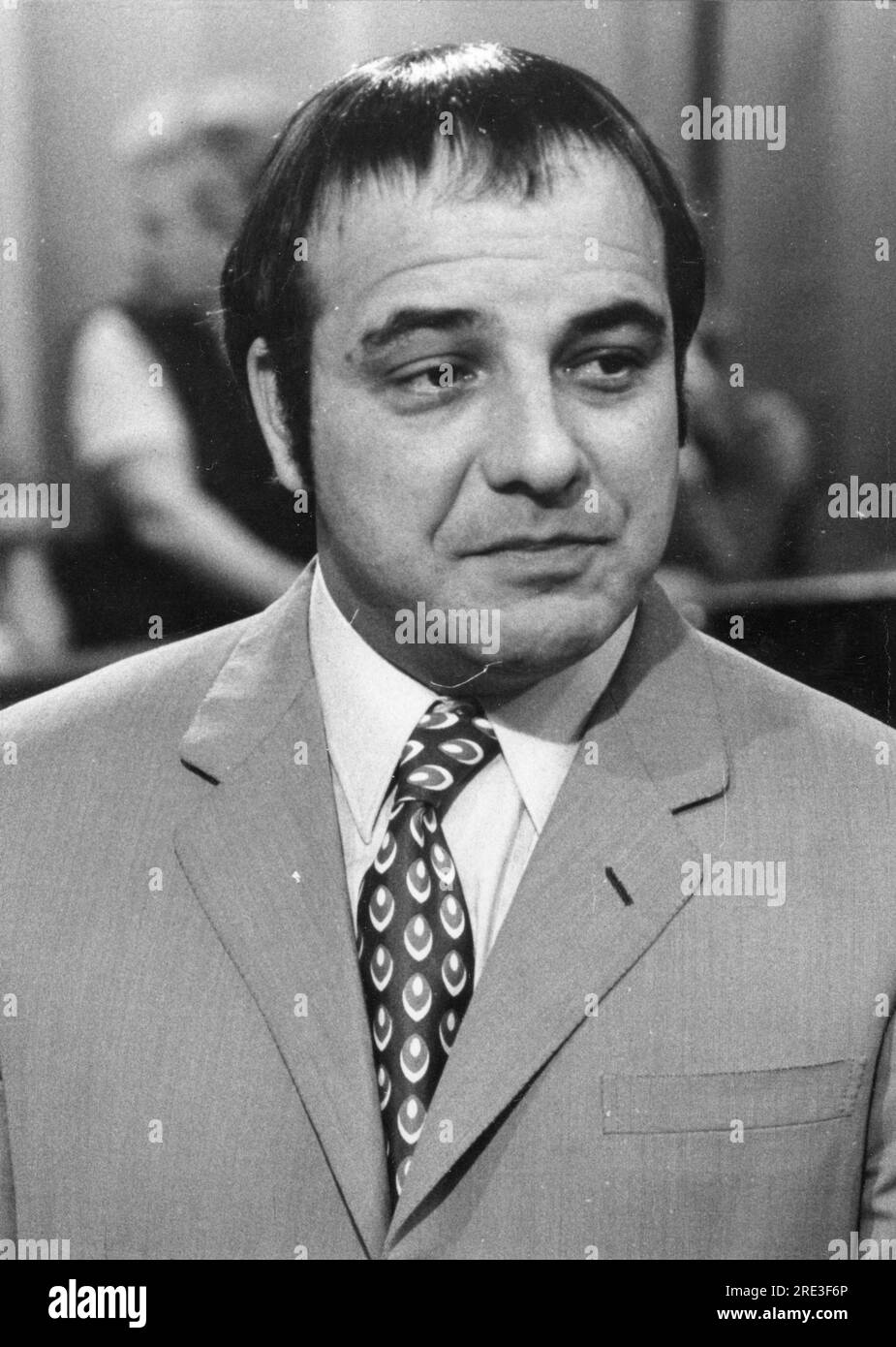 Wieland, Dieter, 20.10.1929 - 18.6.1983, German actor, in the TV series 'Das Fernsehgericht tagt', ADDITIONAL-RIGHTS-CLEARANCE-INFO-NOT-AVAILABLE Stock Photo