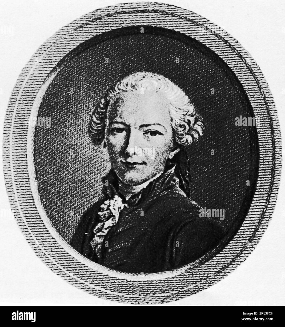 Winckler, Gottfried, 16.2.1731 - 23.11.1795, German merchant and art collector, ADDITIONAL-RIGHTS-CLEARANCE-INFO-NOT-AVAILABLE Stock Photo