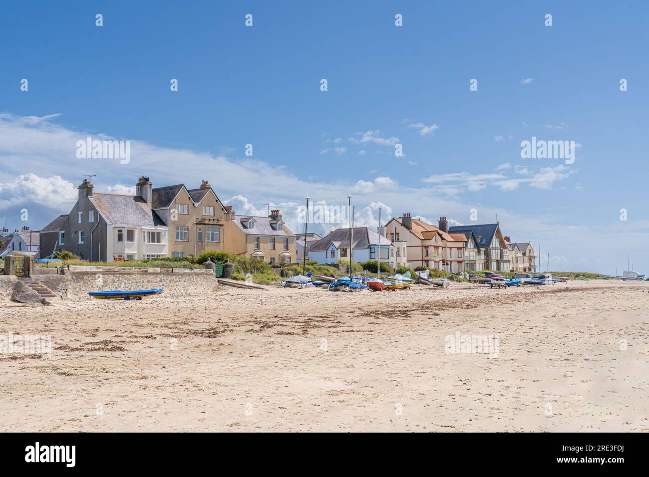 Rhosneigr beach on Anglesey Stock Photo