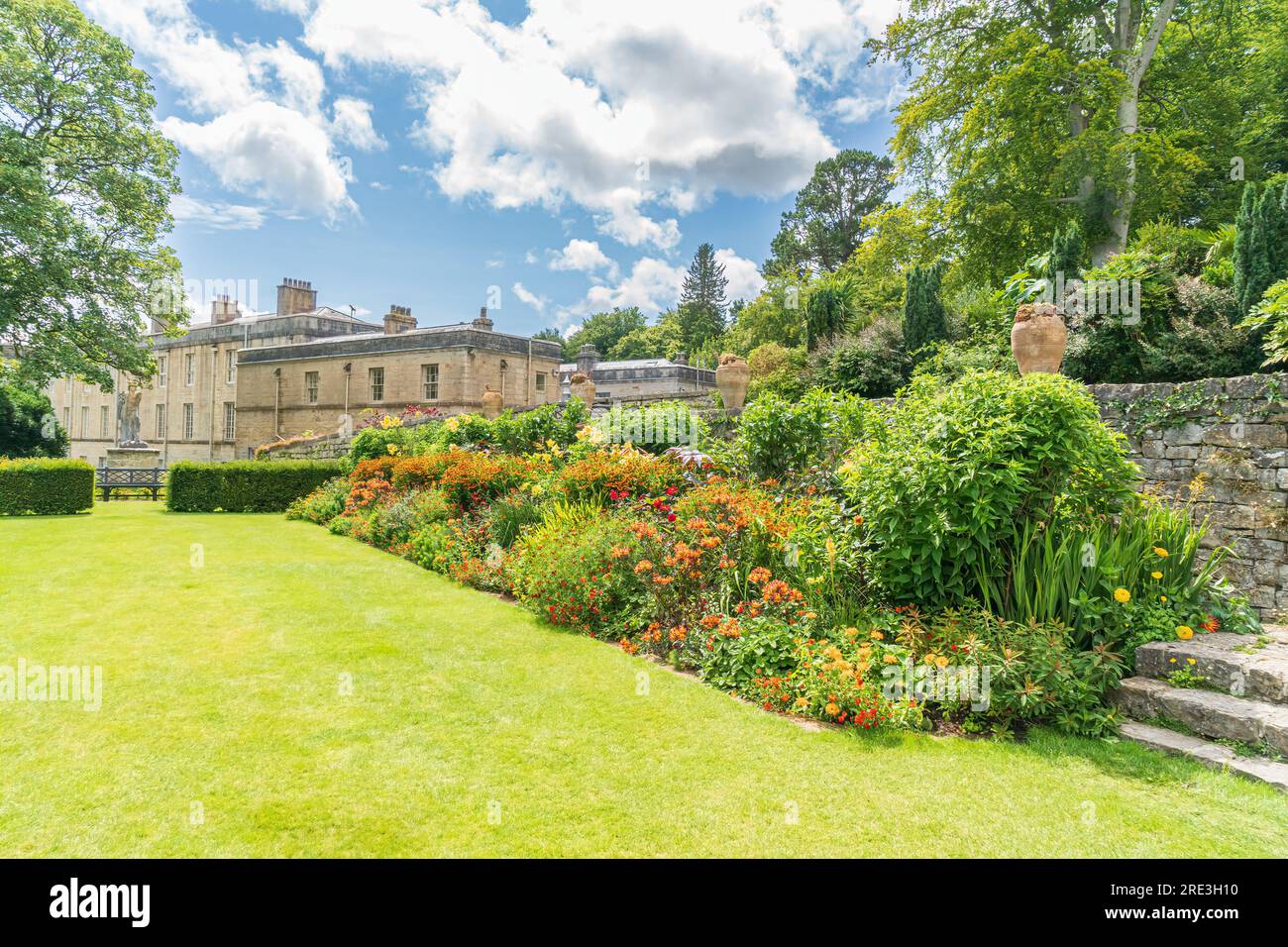 Plas Newydd Country House and Gardens Stock Photo