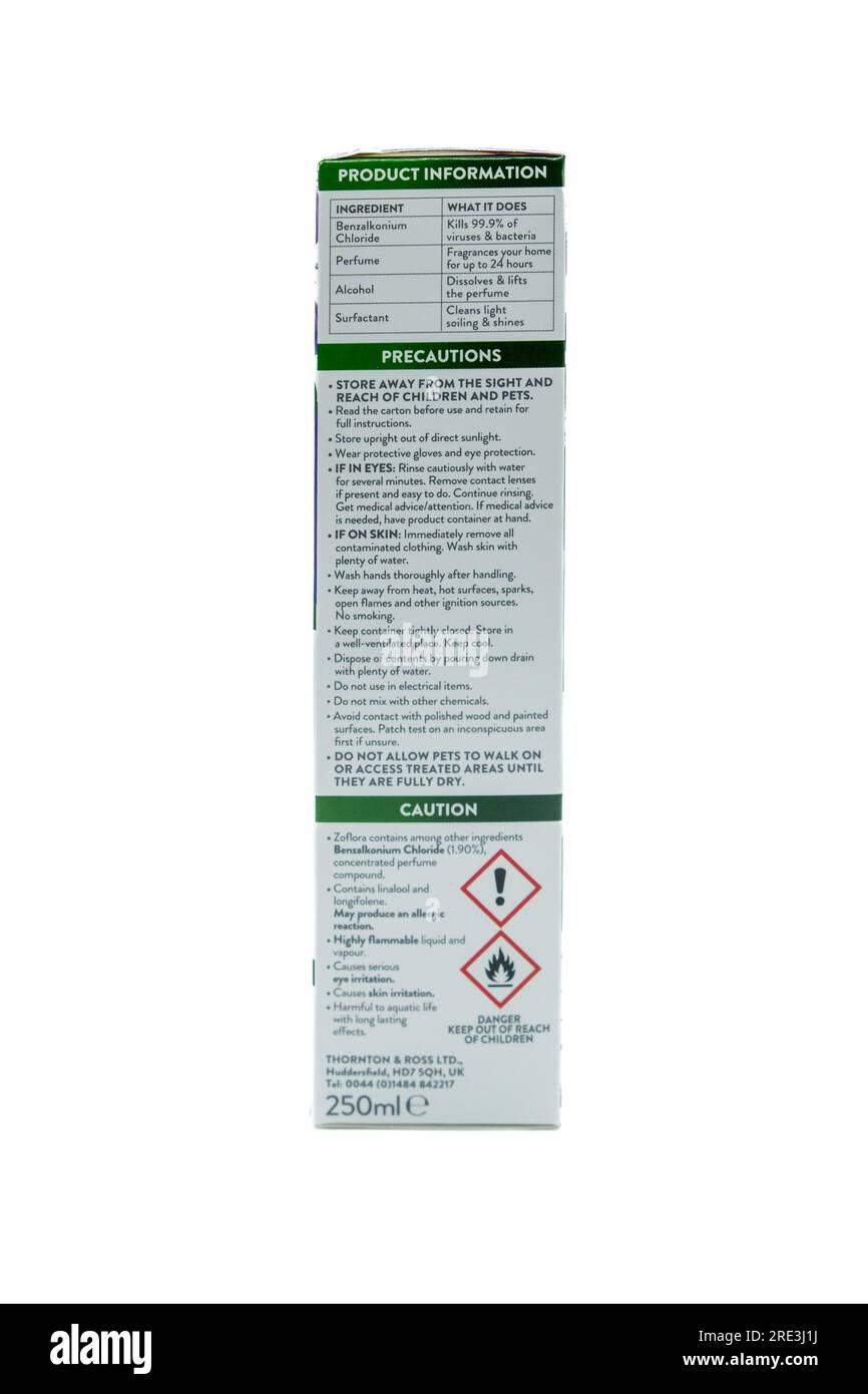 Zoflora ad hires stock photography and images Alamy