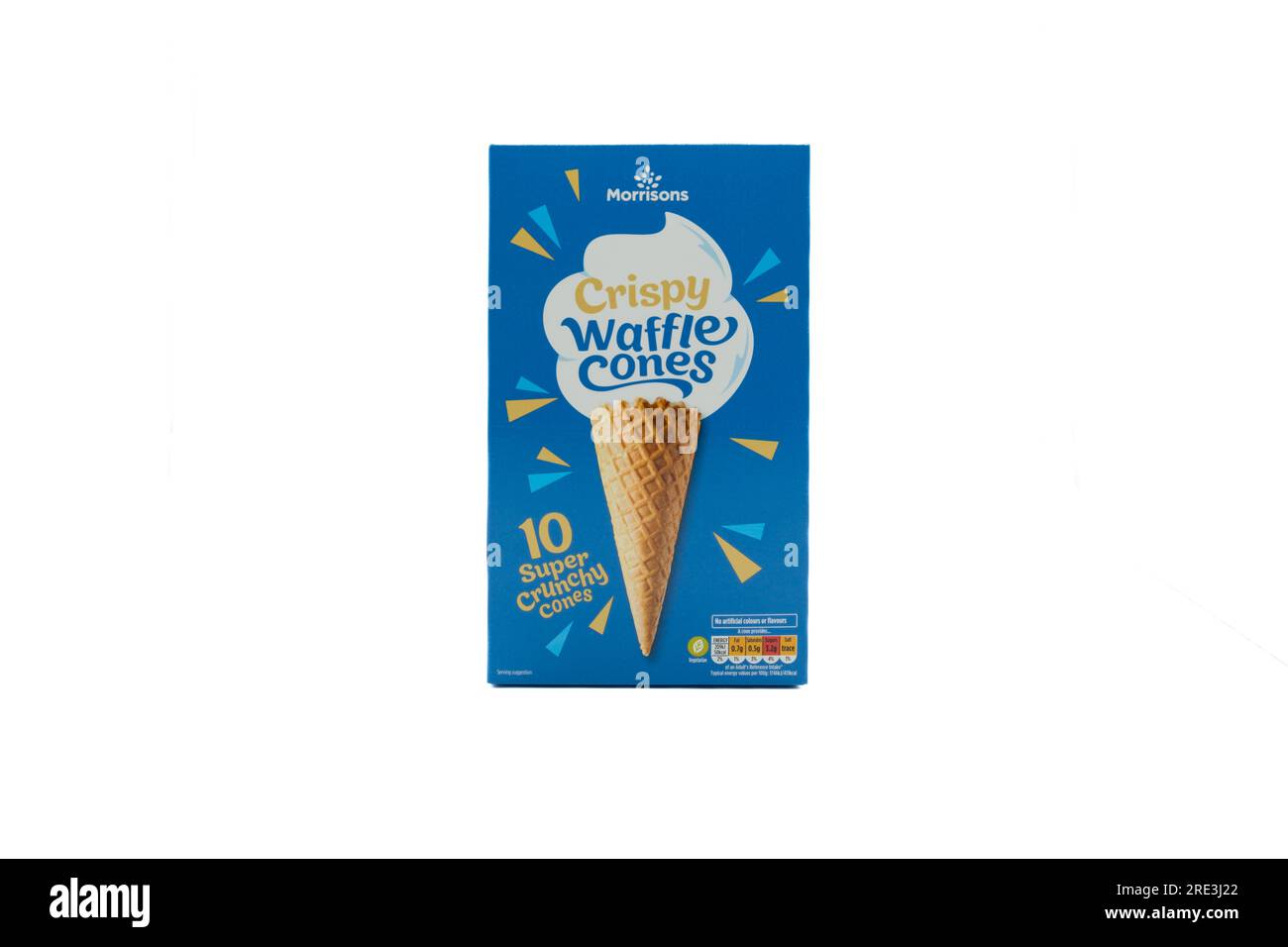 Irvine, Scotland, UKMay 06, 2023 Morrisons branded crispy waffle