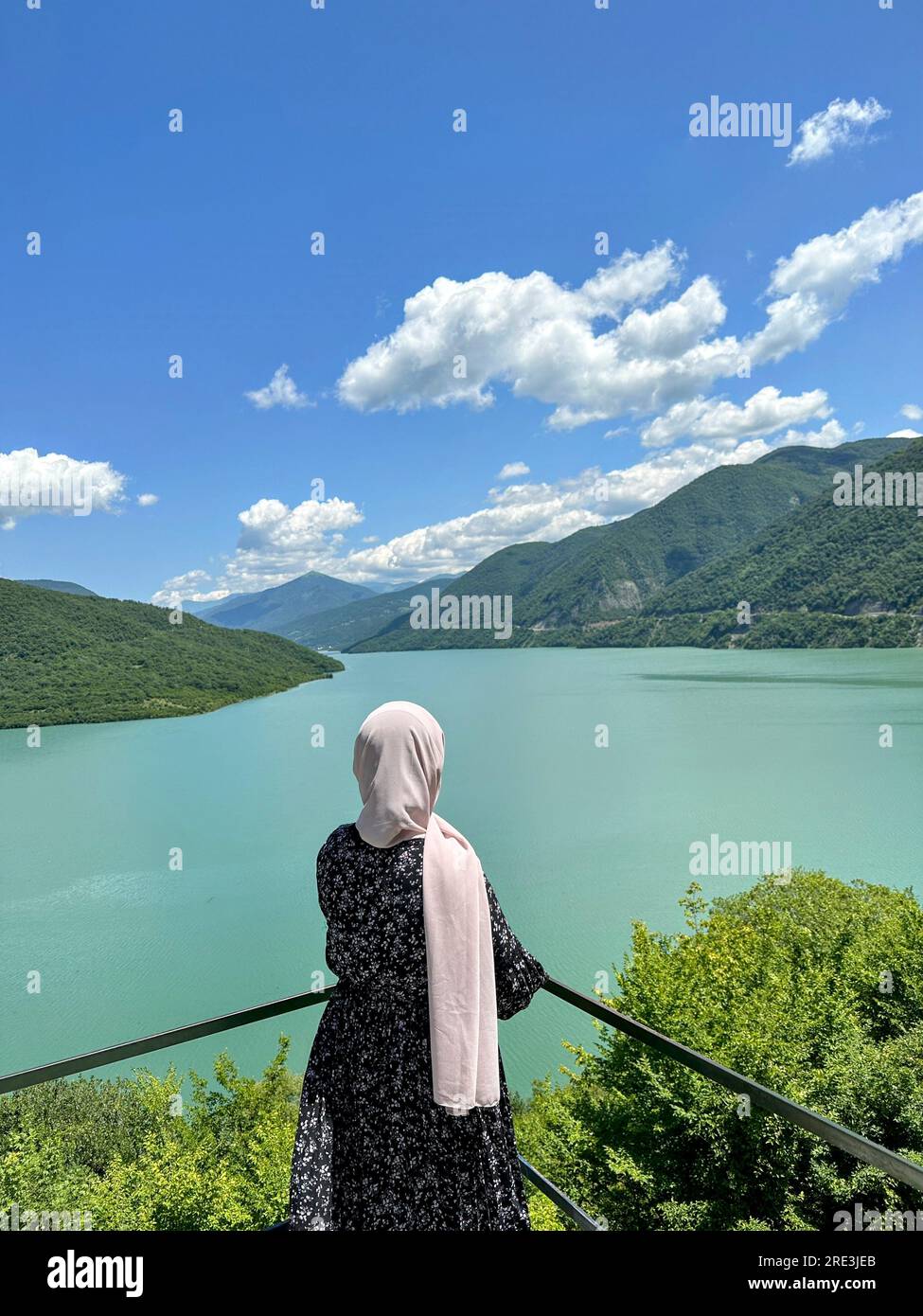 Zhinvali Reservoir in Stock Photo Alamy