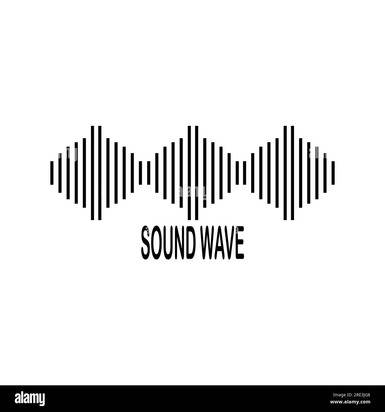 Sound waves linear icons set. Noise, vibration frequency. Volume