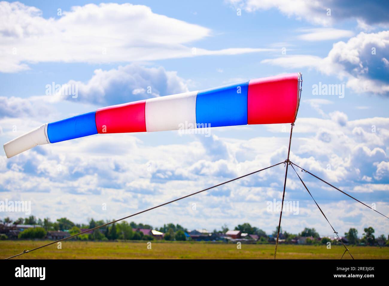 Windsock used to determine direction and wind speed. High quality photo Stock Photo Alamy