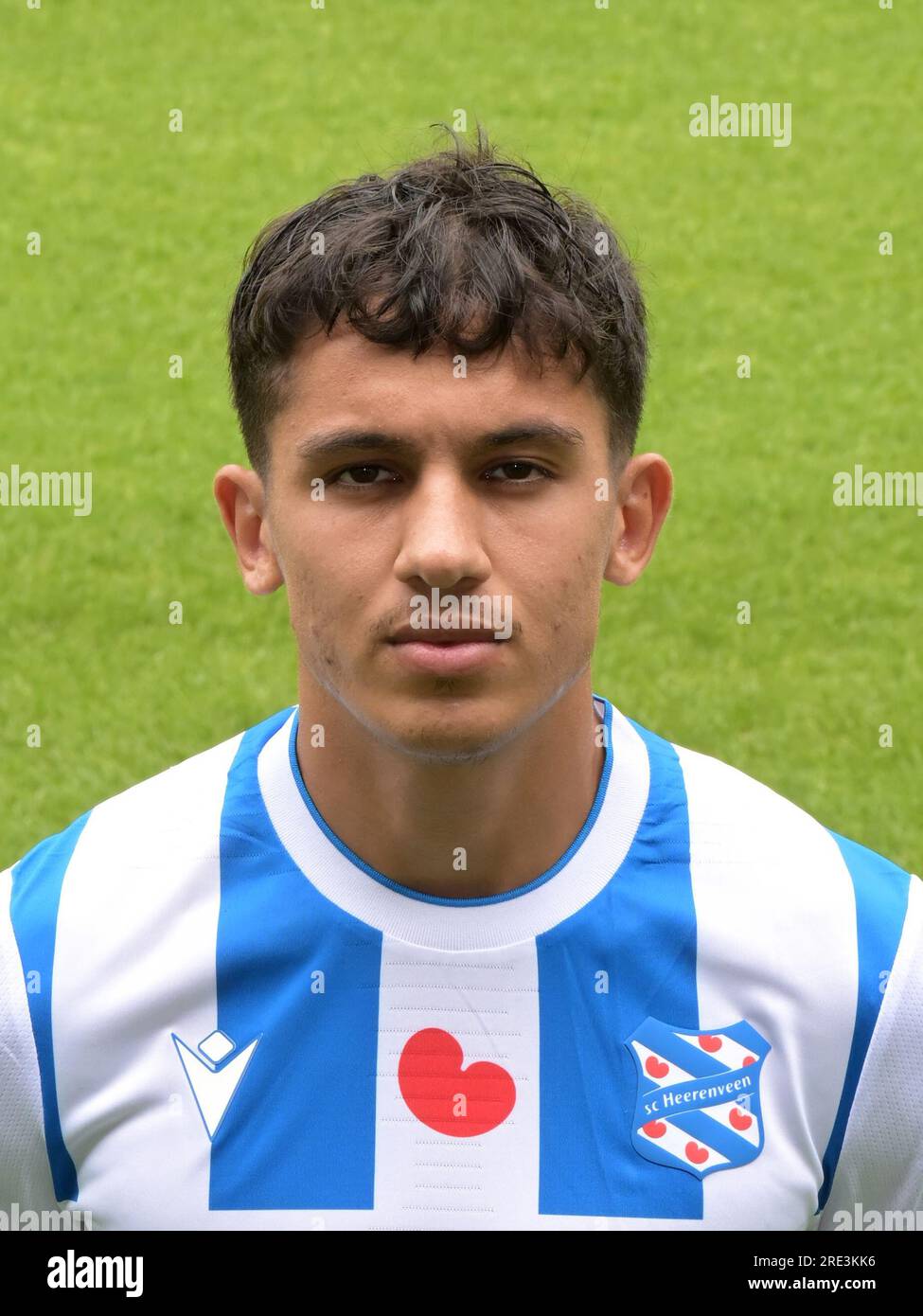 HERENVEEN - Osame Sahraoui during the Photo Press Day of sc Heerenveen at the Abe Lenstra Stadium on July 24, 2023 in Heerenveen, Netherlands. AP | Dutch Height | GERRIT OF COLOGNE Stock Photo