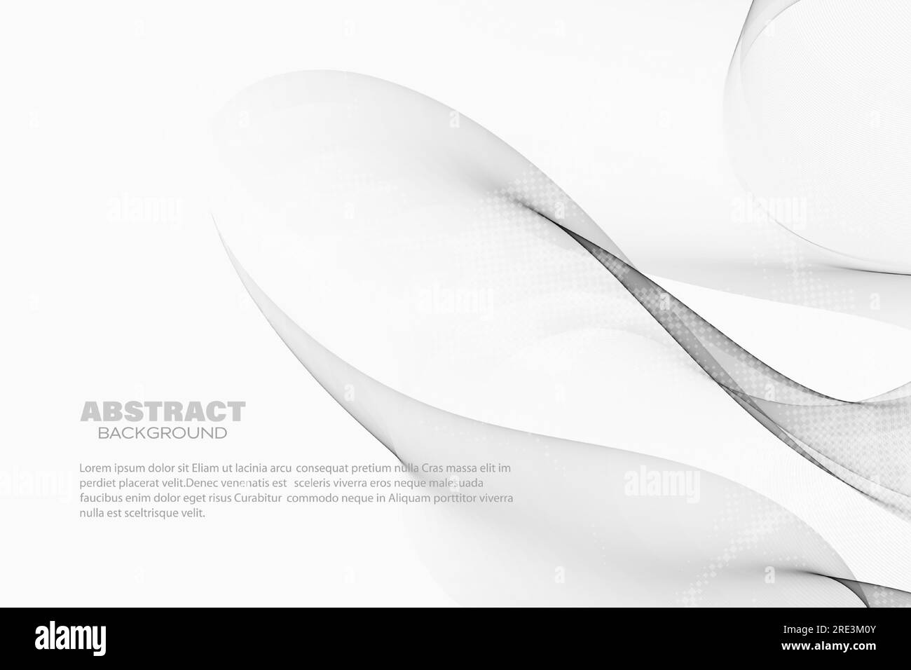 Gray wavy swirling lines, smoky background Stock Vector Image & Art - Alamy