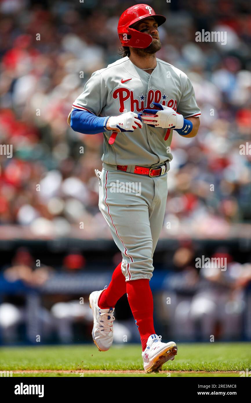 Philadelphia Phillies first basemen Bryce Harper 3 draws a walk in the first inning during a MLB regular season game between the Philadelphia Philli Stock Photo Alamy
