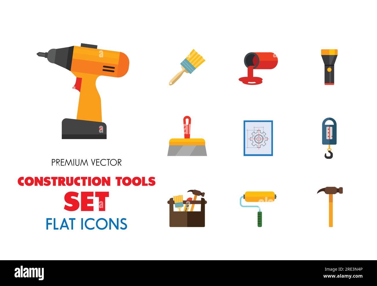 Building tools process repairing Stock Vector Images - Alamy