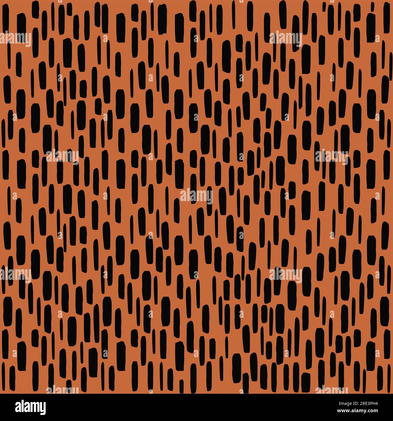 Ethnic folk tribal hand drawn stroke seamless pattern. Ornament wild