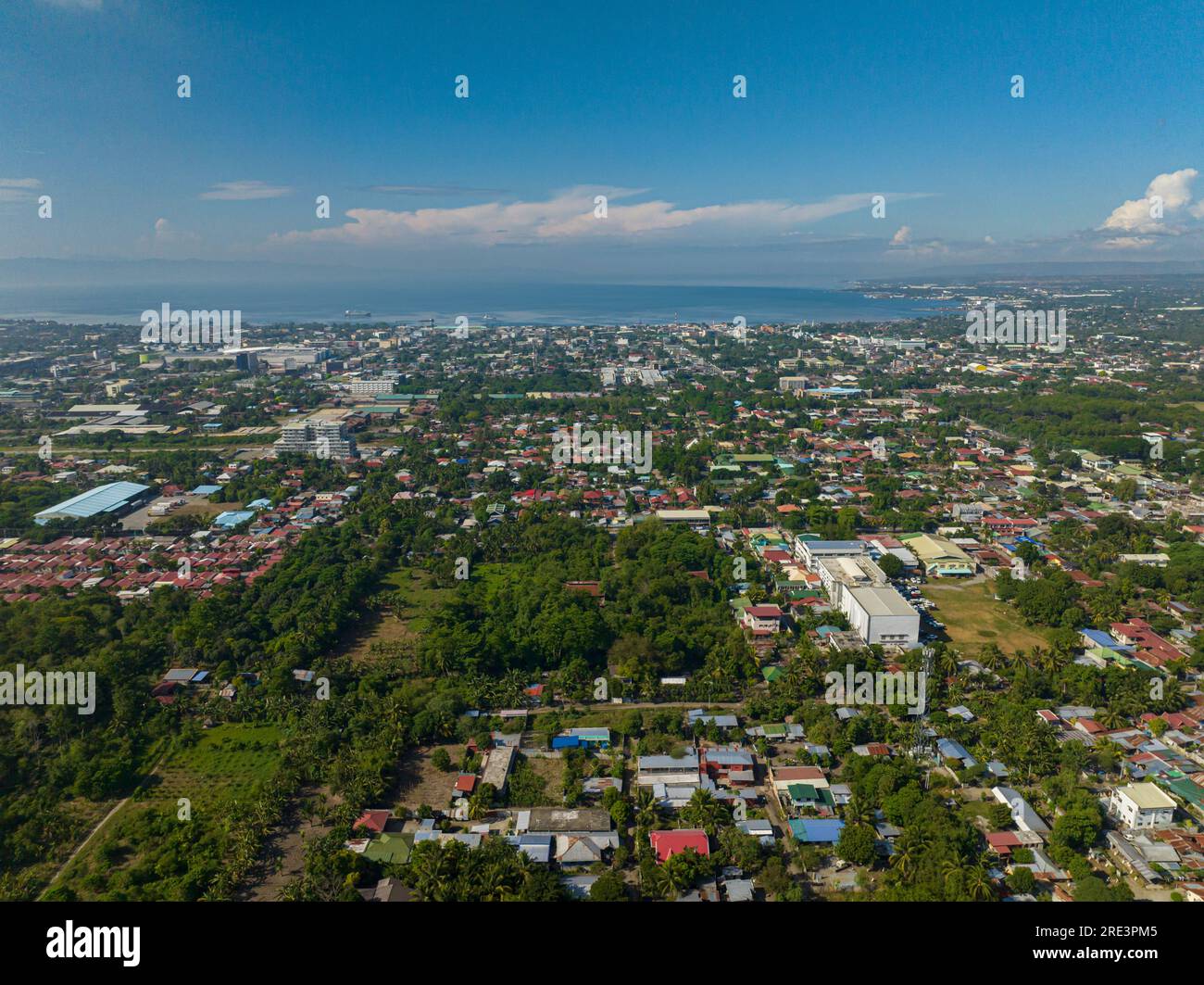 Modern city landscape of General Santos. Mindanao, Philippines ...