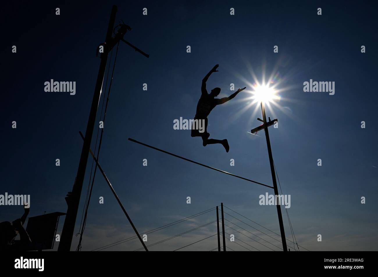 The Finals, German Championship, Men's Pole Vault at the Rhein Shore
