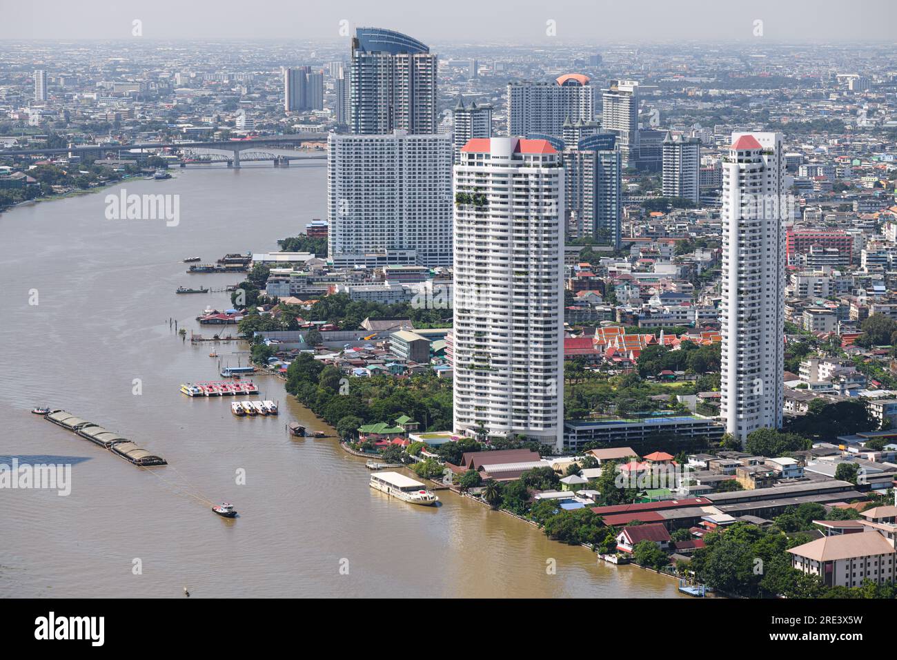 aerial view of bangkok city Stock Photo - Alamy