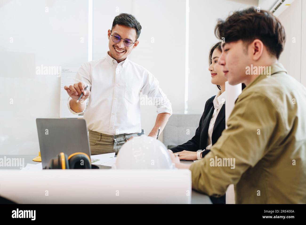 Engineers, designers and interior designers are finalizing the design ...