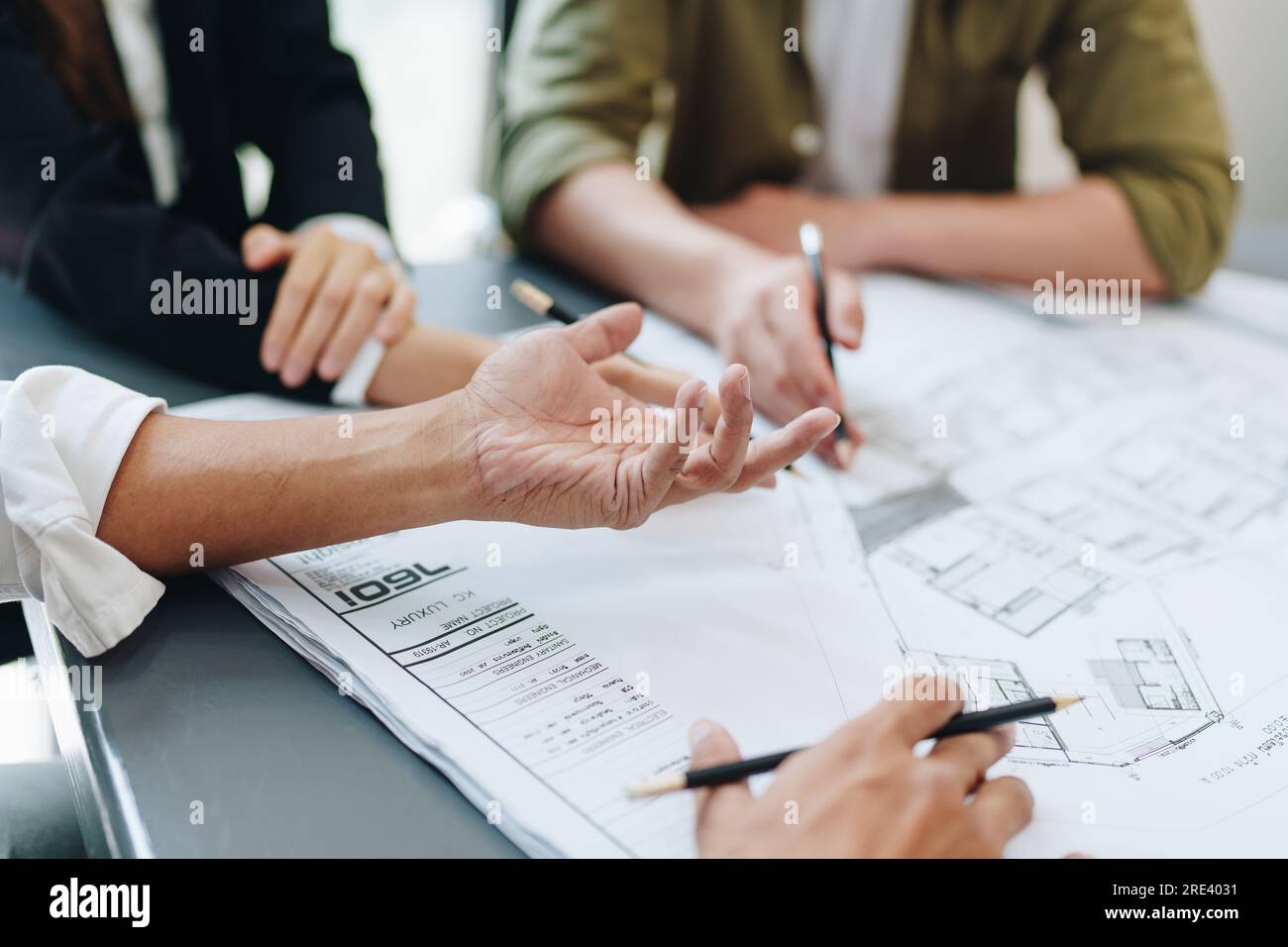 Engineers, designers and interior designers are finalizing the design ...