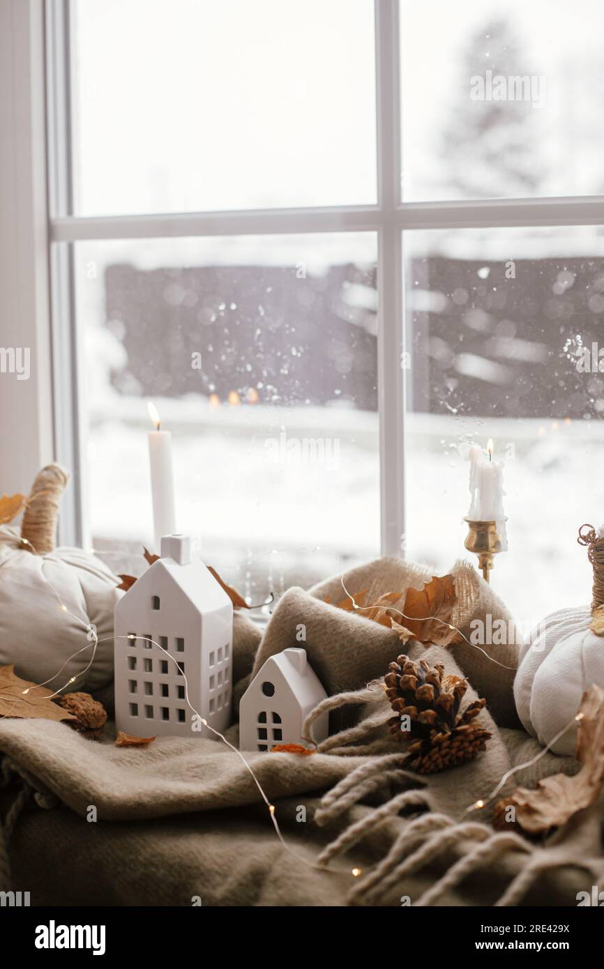Windowsill on sale candle lights