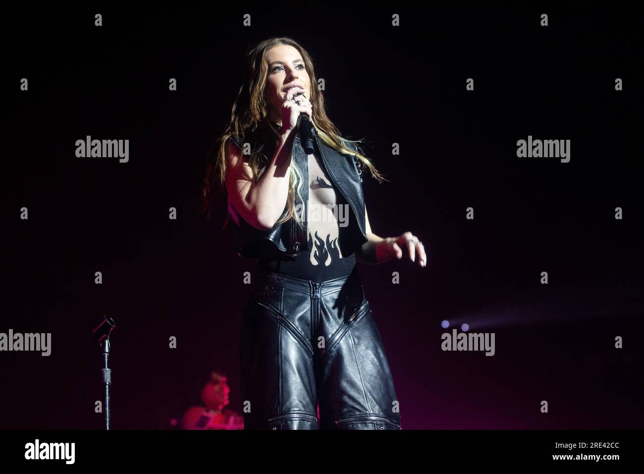 Singer Fletcher opens for Panic! At The Disco at The O2 Arena on