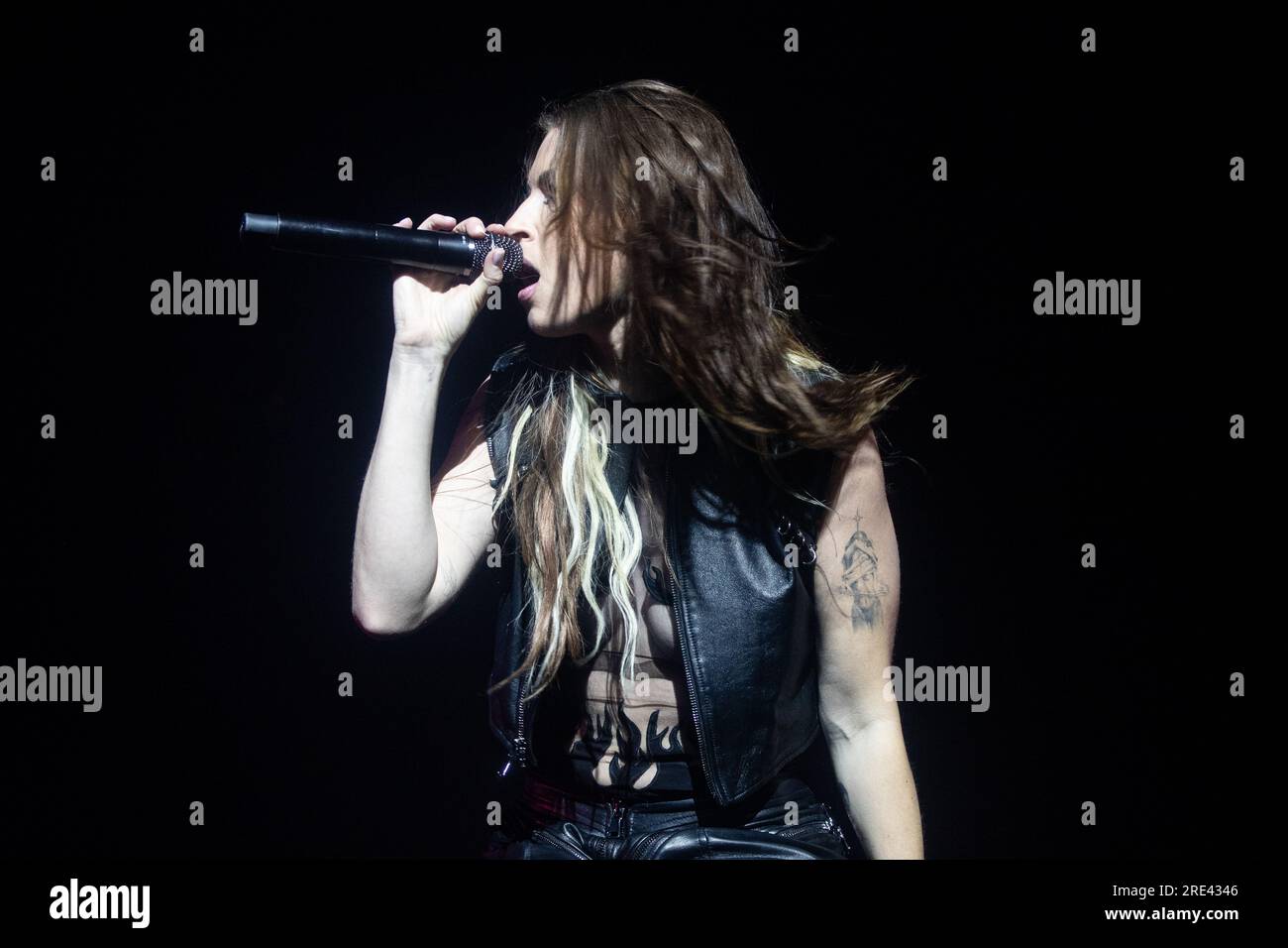 Singer Fletcher opens for Panic! At The Disco at The O2 Arena on