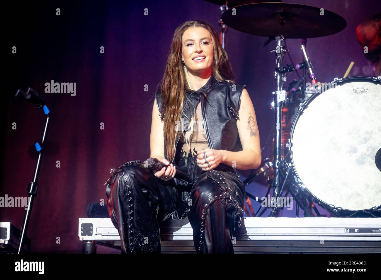 Singer Fletcher opens for Panic! At The Disco at The O2 Arena on