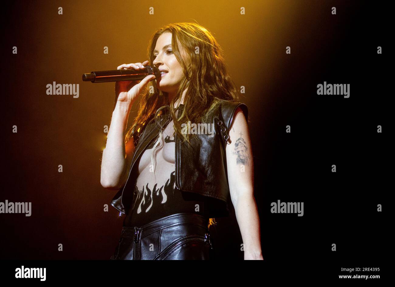 Singer Fletcher opens for Panic! At The Disco at The O2 Arena on