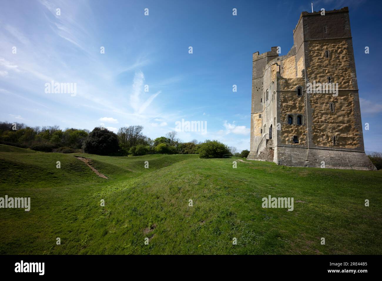 Orford castle after its £1 million facelift Stock Photo