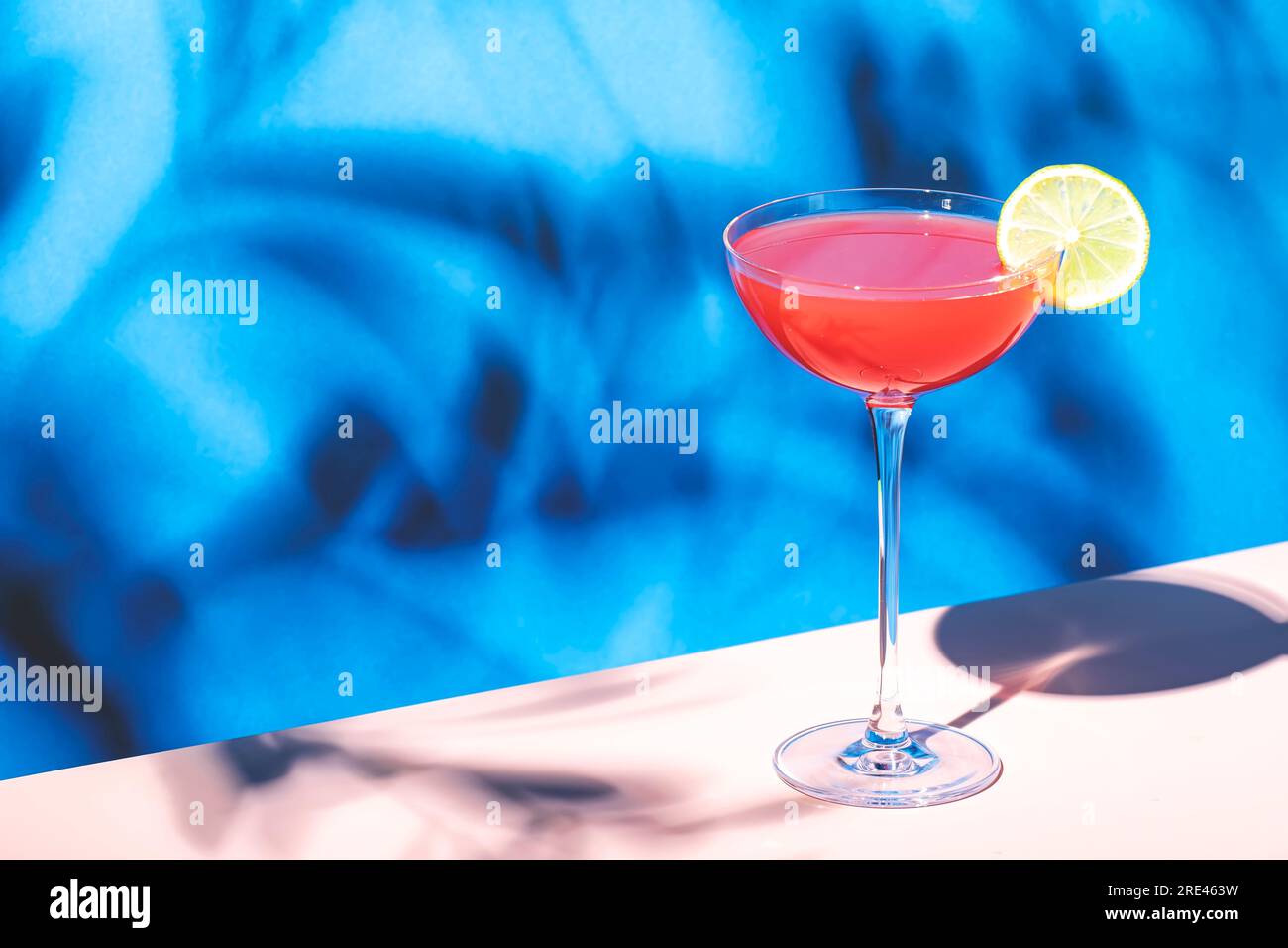 Siesta alcoholic cocktail drink with silver tequila, grapefruit and