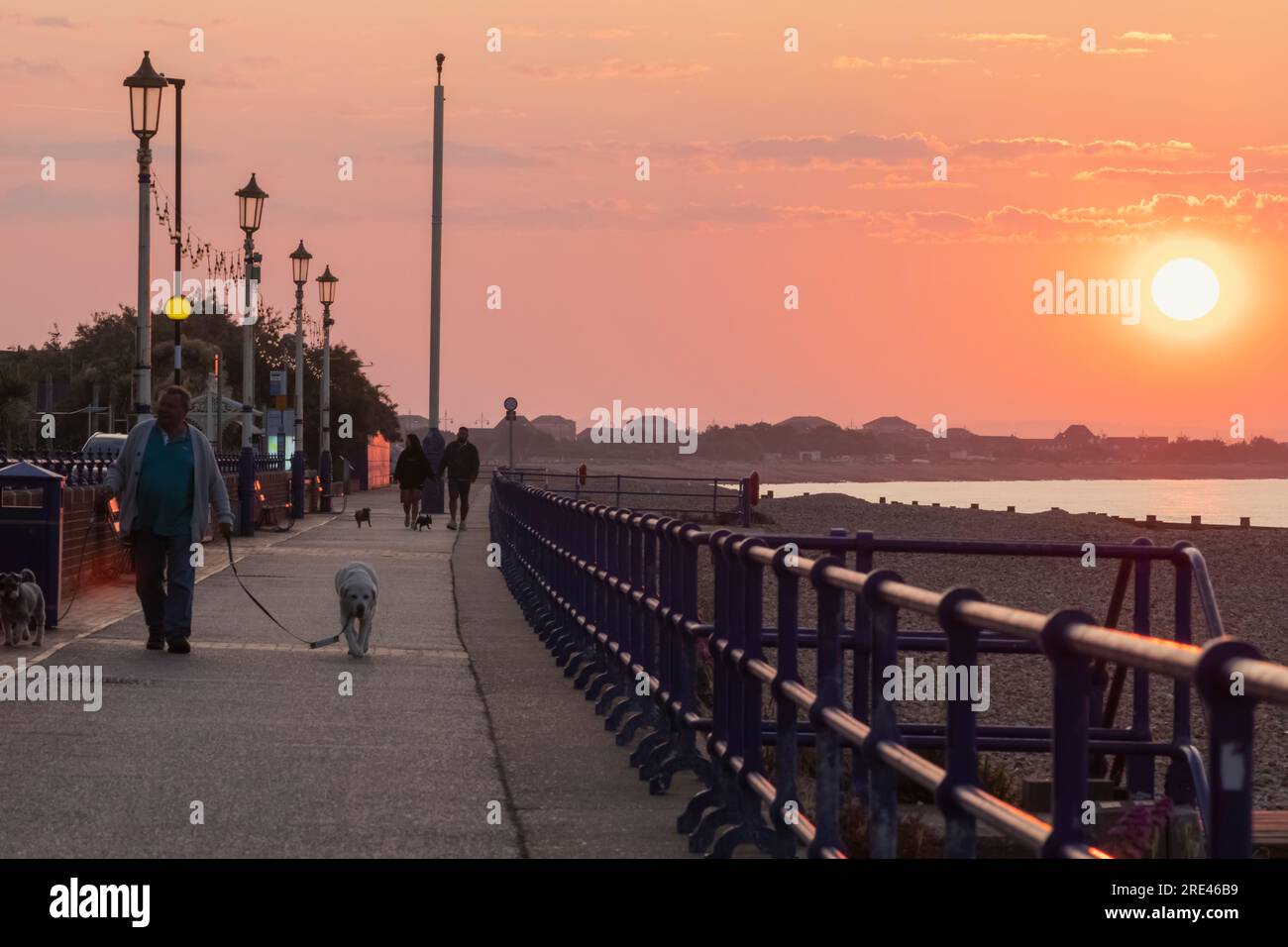 England, Sussex, East Sussex, Eastbourne, Eastbourne Seafront Beach and