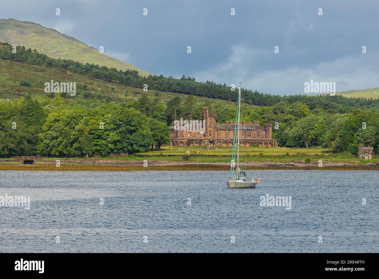 Kinloch Castle, Isle of Rum, Scotland, July 15 2023. Kinloch Castle