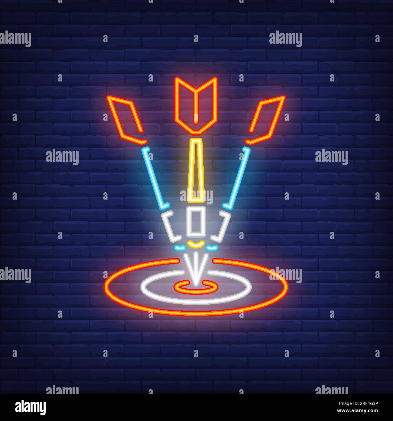 Three arrows in target stock vector image art alamy