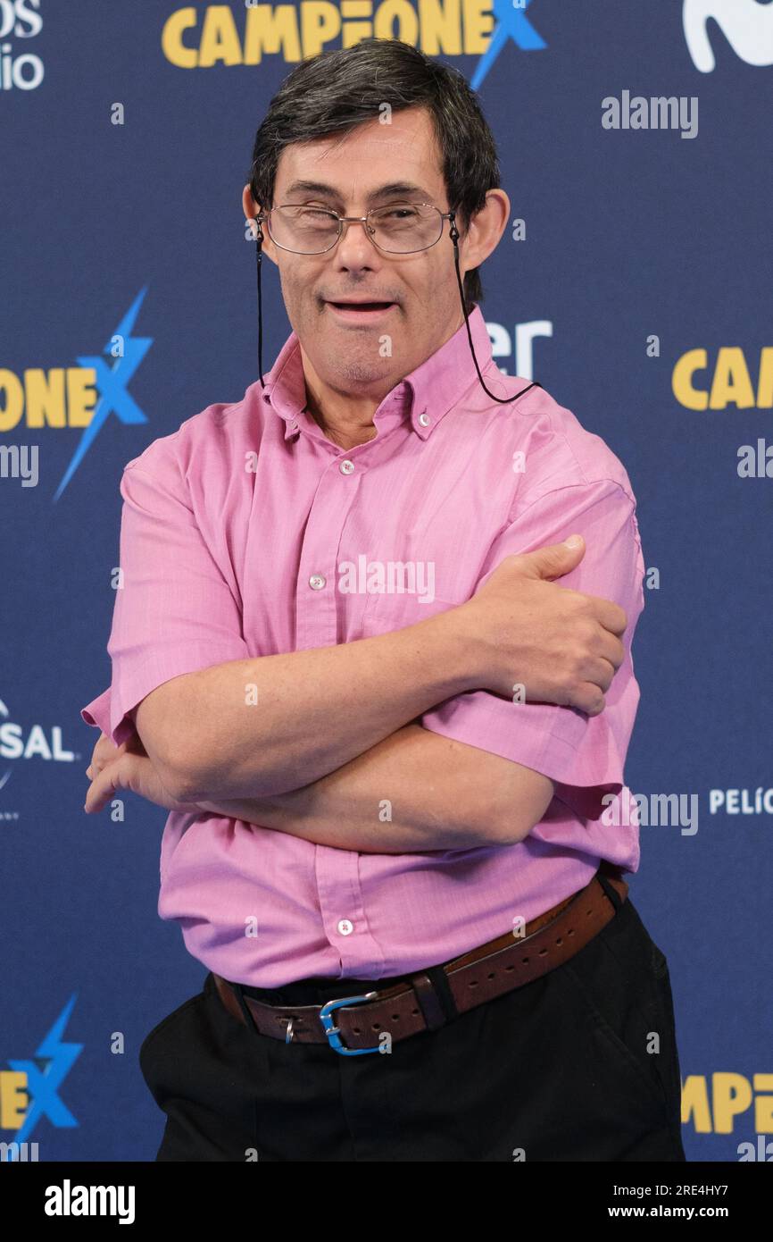 Fran Fuentes attends the photocall for Campeonex at Hotel Hyatt Regency  Hesperia on July 25, 2023 in Madrid, Spain Stock Photo - Alamy